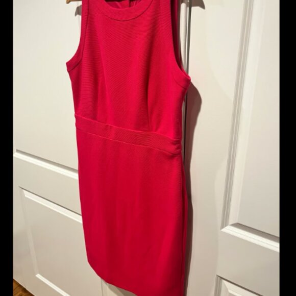 Ann Taylor - Dress (Hot Pink/ Fuschia) - Picture 2 of 5